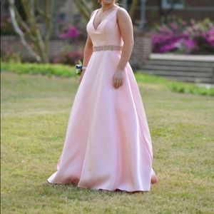 Pink prom dress